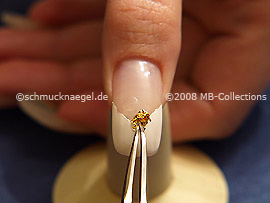Blattgold und die Pinzette