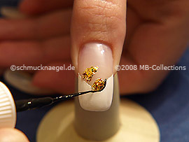 Nailart Liner in der Farbe schwarz