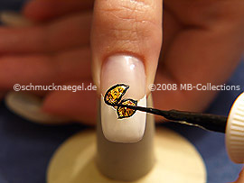 Nailart Liner in der Farbe schwarz