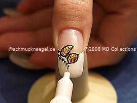 Nailart Pen in der Farbe schwarz