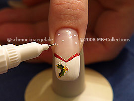 Nailart Pen in der Farbe weiß