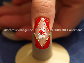 Weihnachtsmotiv 10 - Nailart Motiv 150