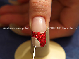 Nailart Liner in der Farbe weiß