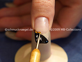 Hologramm Mond und Spot-Swirl
