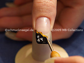Hologramm Mond und Spot-Swirl
