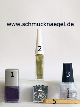 Produkte für das Motiv mit Nailart Shapes in Herzform - Nagellack, Nailart Liner, Nailart Shapes, Spot-Swirl
