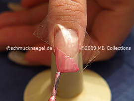 Nagellack in der Farbe rosa