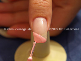 Nagellack in der Farbe rosa