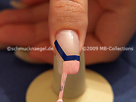 Nagellack in der Farbe rosa