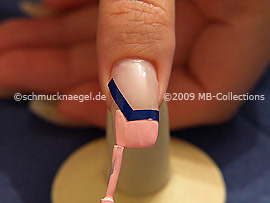 Nagellack in der Farbe rosa