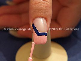 Nagellack in der Farbe rosa
