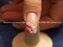 Flachpinsel mit den Acrylfarben