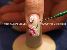 Nailart Liner in der Farbe grün