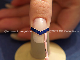 Nagellack in der Farbe rosa