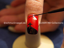 Nailart Liner in der Farbe schwarz