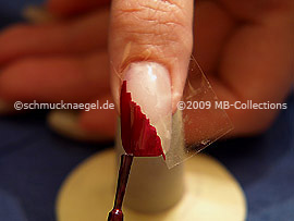 Pinzette und durchsichtiges Klebeband