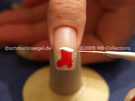 Nailart Liner in der Farbe weiß