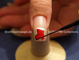 Nailart Liner in der Farbe schwarz