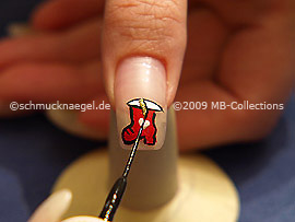 Nailart Liner in der Farbe schwarz