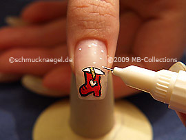 Nailart Pen in der Farbe weiß