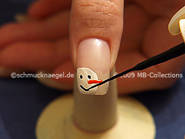 Nailart Liner in der Farbe schwarz