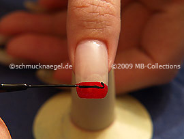 Nailart Liner in der Farbe schwarz