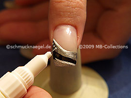 Nailart Pen in der Farbe weiß