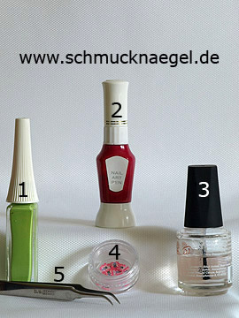 Produkte für das Design 'Fimo Schmetterling für ein Frühlings Motiv' - Nailart Liner, Nailart Pen, Fimo-Tiere