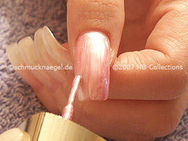 Nagellack in der Farbe rosa