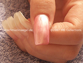 Nagellack in der Farbe rosa