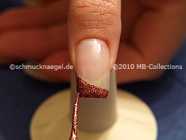 Nailart Liner in der Farbe altrosa-glitter