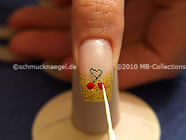 Nailart Liner in der Farbe weiß