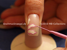 Nailart Liner in der Farbe rosa