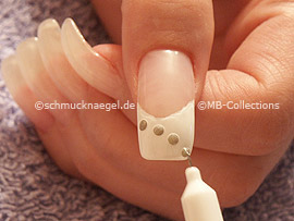 Nailart Pen in der Farbe silber