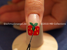 Nailart Liner in der Farbe schwarz