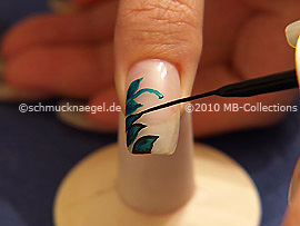 Nailart Liner in der Farbe schwarz