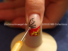 Strasssteine und Spot-Swirl