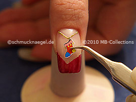 Sticker Nikolaussocke und Pinzette