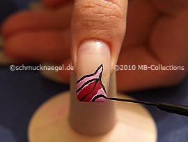 Nailart Liner in der Farbe schwarz