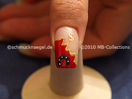 Silvestermotiv 6: Nailart Motiv 246