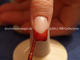 Nailart Pen in der Farbe kupfer