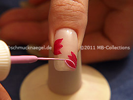 Nailart Liner in der Farbe rosa