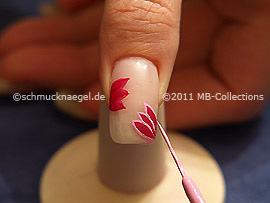 Nailart Liner in der Farbe rosa