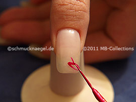 Nailart Liner in der Farbe flieder