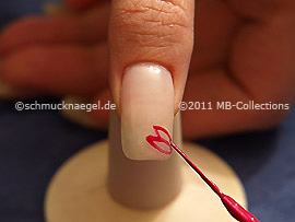 Nailart Liner in der Farbe flieder