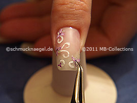 3D Blumen Aufkleber