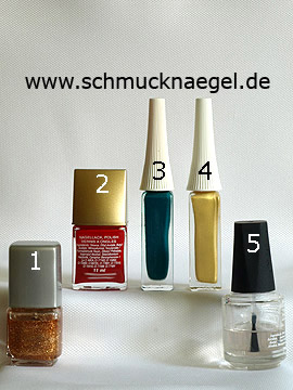 Produkte für das Motiv 'Erdbeerstrauch als Fingernagel Design' - Nagellack, Nailart Liner