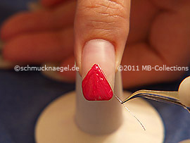 Nailart Faden in silber