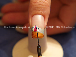 Nailart Liner in der Farbe schwarz