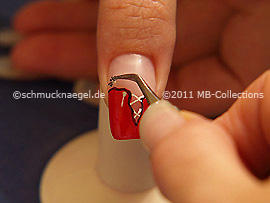 Nail Sticker und Pinzette
